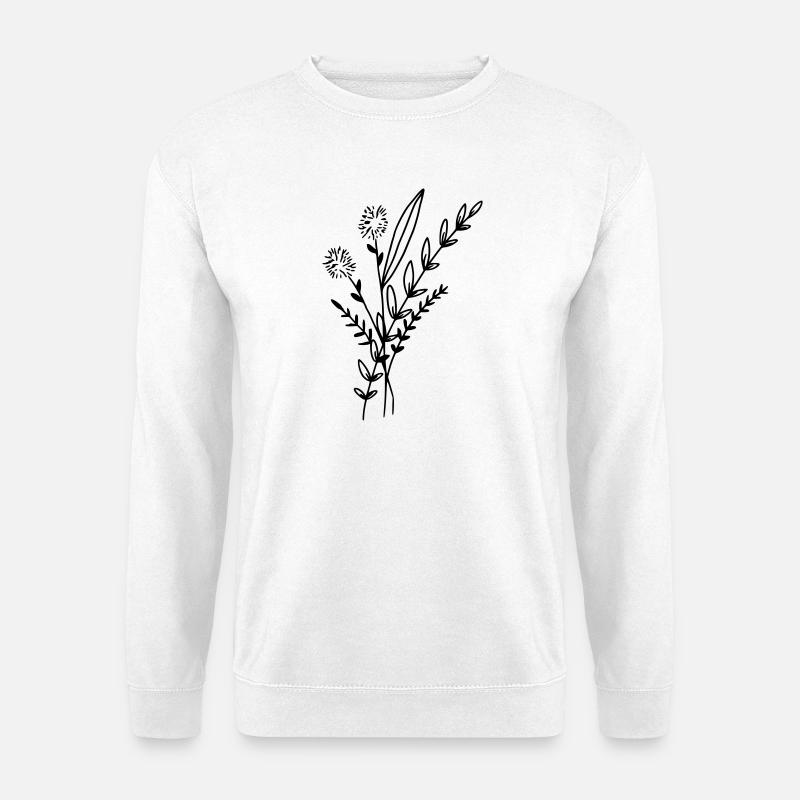 Bouquet - Unisex Sweatshirt - white