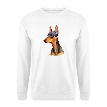 Doberman - Unisex Sweatshirt - white - Front