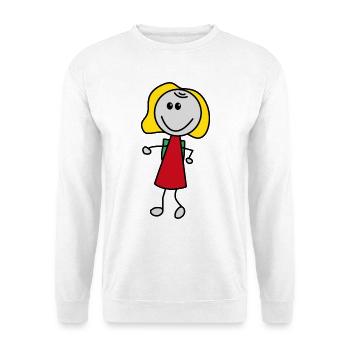 Mädchen - Unisex Pullover - Weiß - Vorne