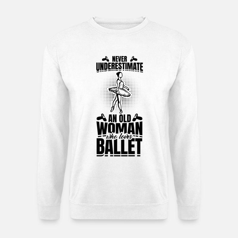 Ballett Oma - Unisex Pullover - Weiß