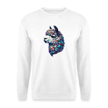 Alpaka - Unisex Pullover - Weiß - Vorne