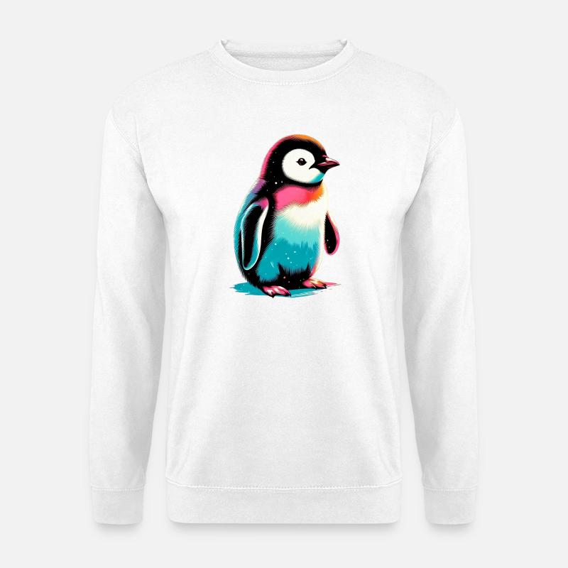 Pinguin - Unisex Pullover - Weiß