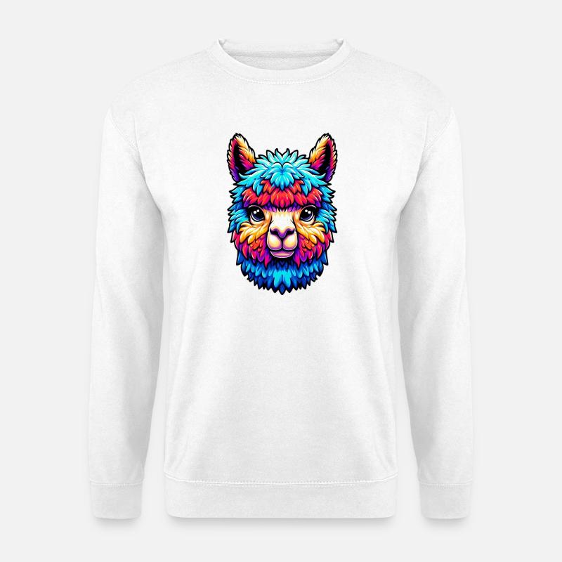 Alpaka - Unisex Pullover - Weiß