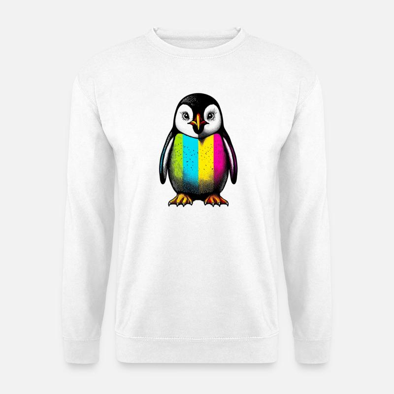 Penguin - Unisex Sweatshirt - white
