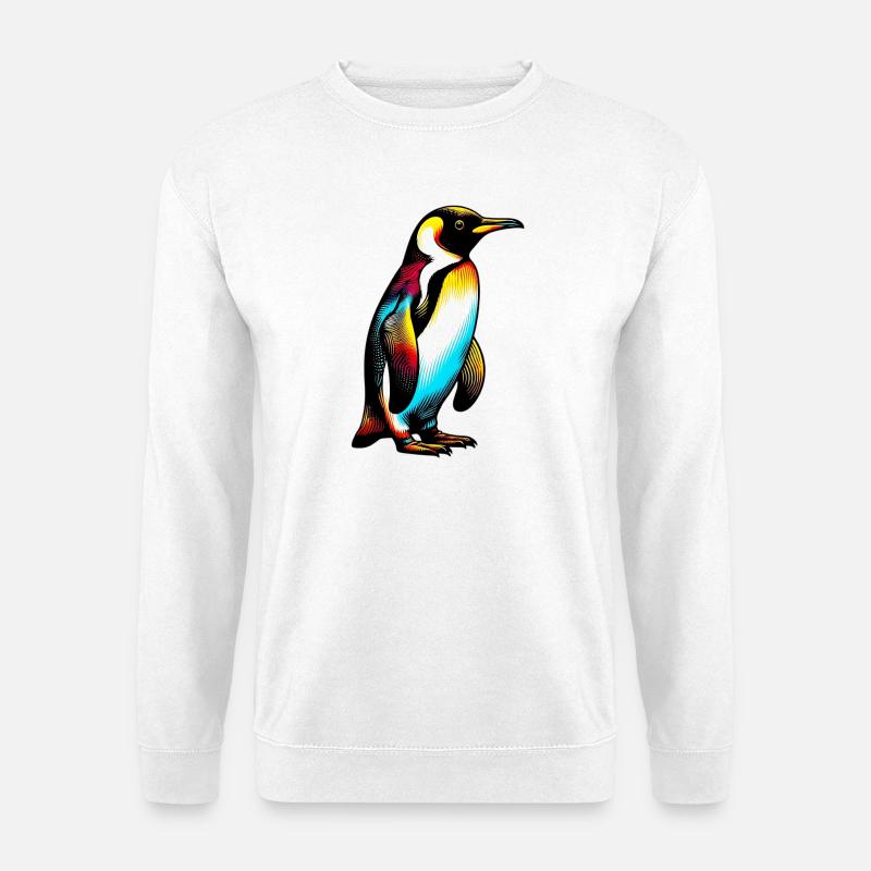 Pinguin - Unisex Pullover - Weiß