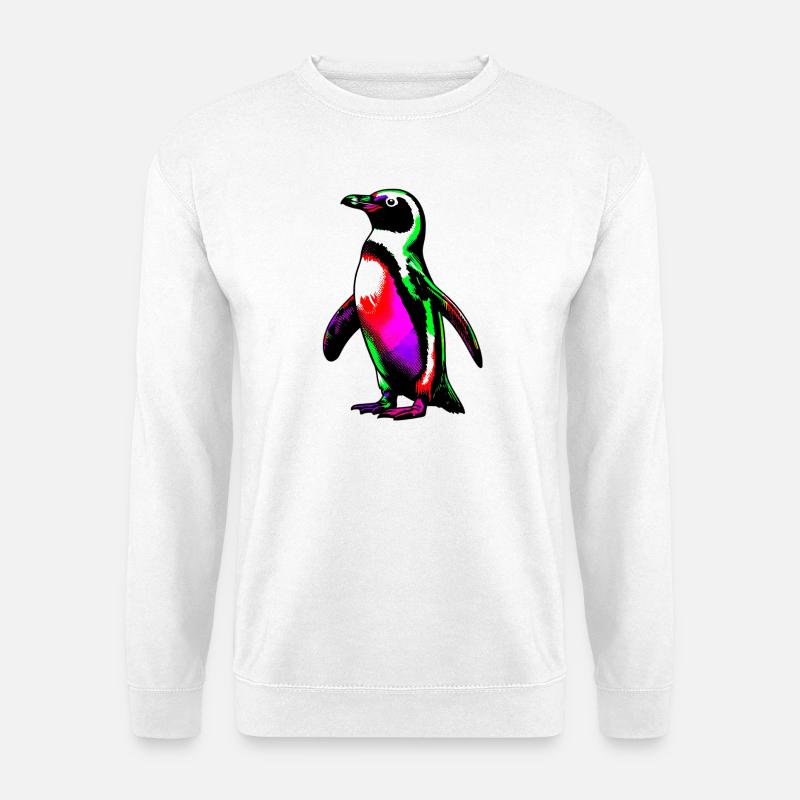 Pinguin - Unisex Pullover - Weiß