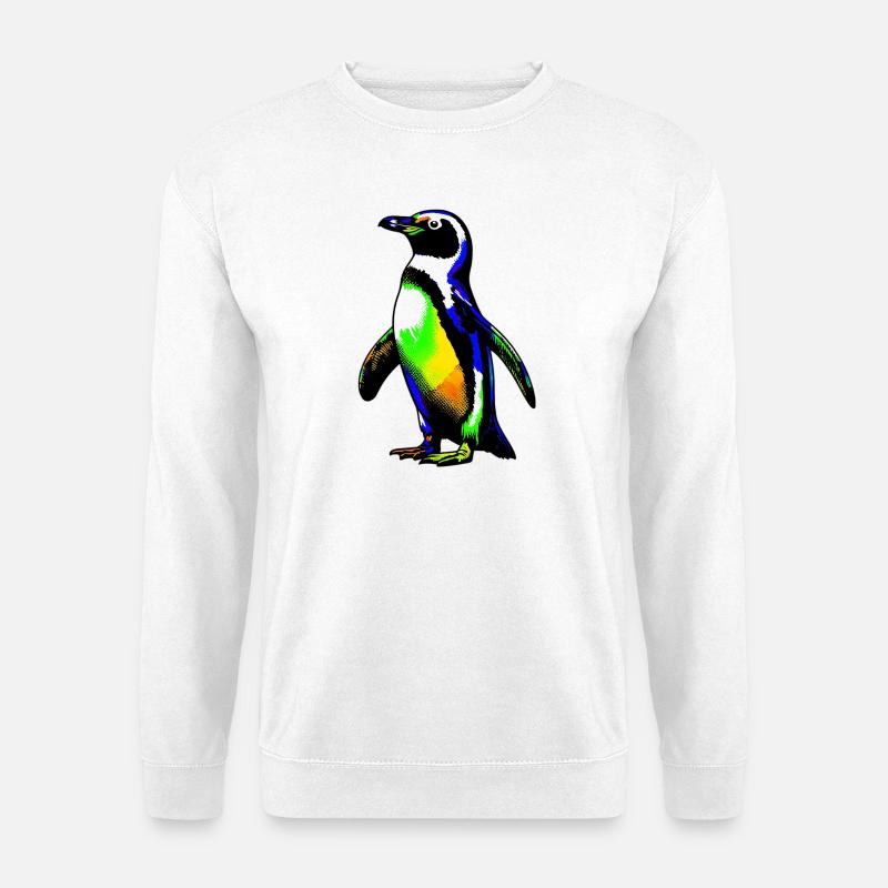 Pingouin - Sweat-shirt Unisexe - blanc