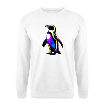 Pingouin - Sweat-shirt Unisexe - blanc - Devant