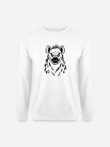Hyäne - Unisex Pullover - Weiß