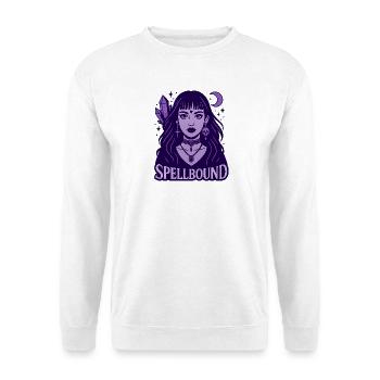 Sorcière Spellbound violette mystique - Sweat-shirt Unisexe - blanc - Devant
