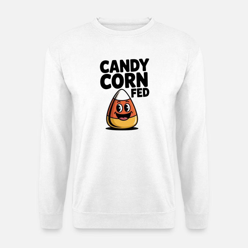 Candy Corn Fed - Unisex Sweatshirt - white