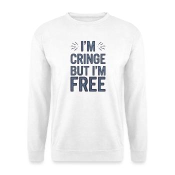 Dicton humoristique, Béring Gratuit - Sweat-shirt Unisexe - blanc - Devant