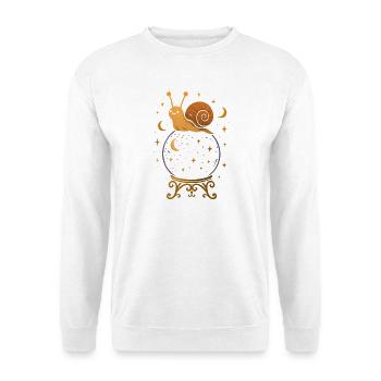 Star-like snail in the Magic Crystal - Unisex Sweatshirt - white - Front