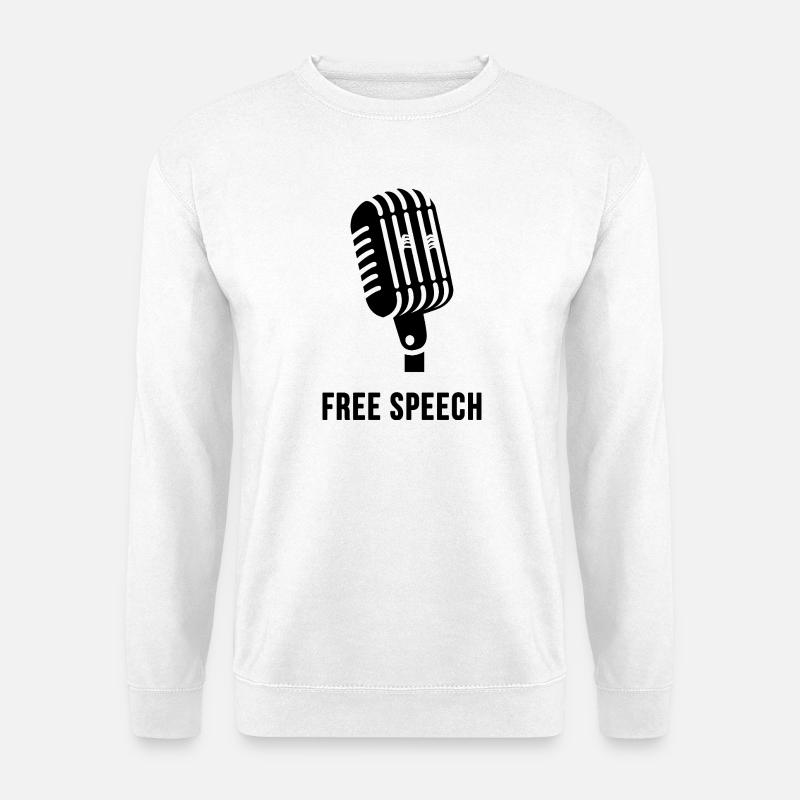 Free Speech  - Unisex Pullover - Weiß