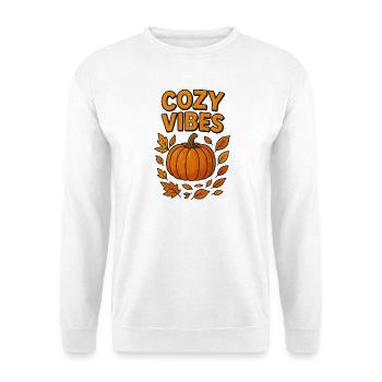 Kuschelige Herbststimmung Kürbis - Unisex Pullover - Weiß - Vorne