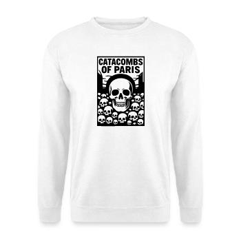 Catacombs of Paris Bones Ossuary - Unisex Sweatshirt - white - Front