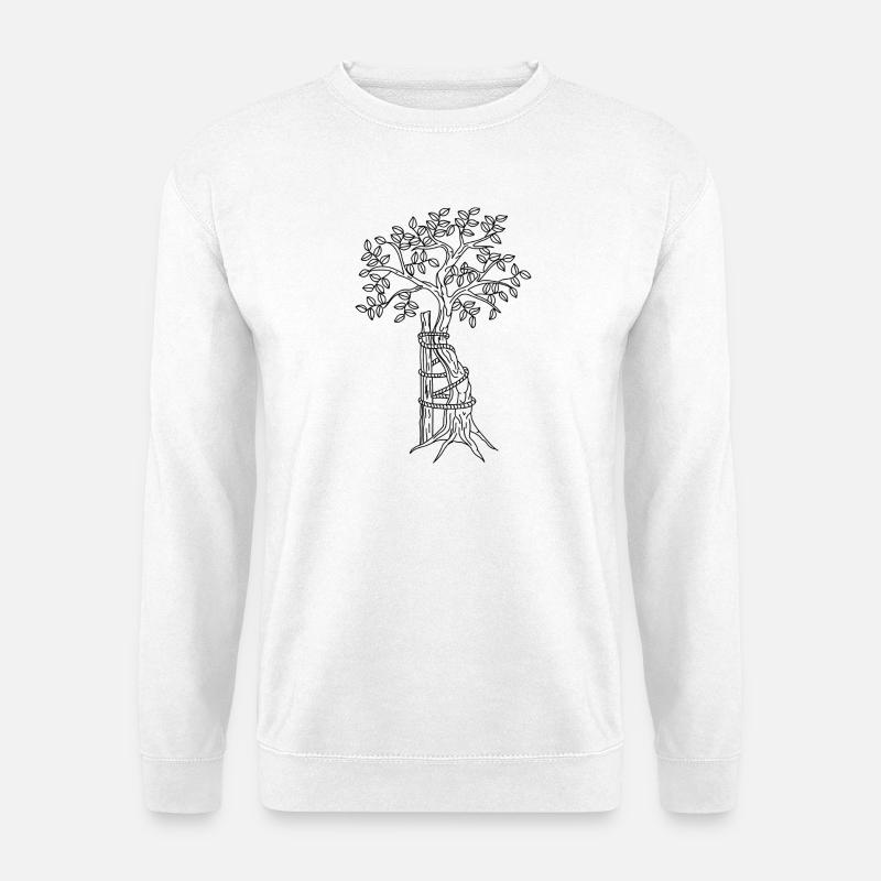 Tree by Andry – black - Unisex Sweatshirt - white