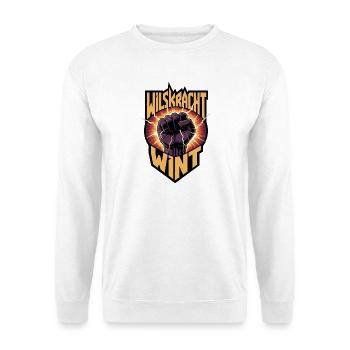 La volonté l’emporte - Sweat-shirt Unisexe - blanc - Devant