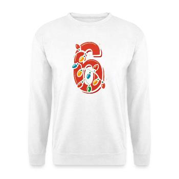 Fun 67 Number 6-7 6 7 Matching Christmas Six You - Unisex Sweatshirt - white - Front