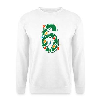 Fun 67 Number 6-7 6 7 Matching Christmas Six You - Unisex Sweatshirt - white - Front