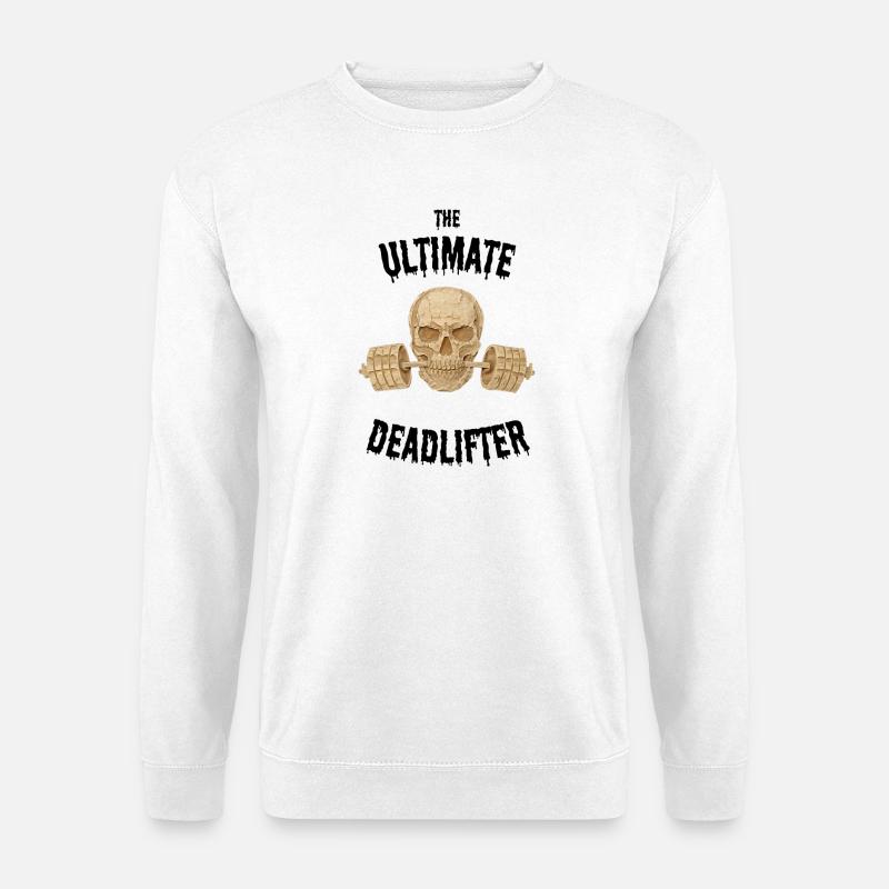 Skull gym - Unisex Pullover - Weiß