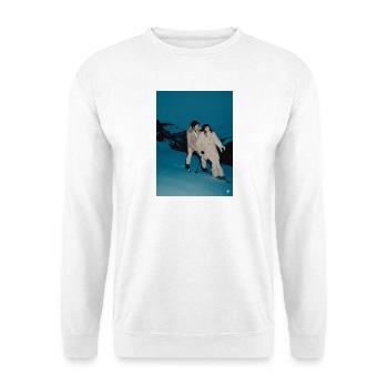 Schneezauber Duo - Unisex Pullover - Weiß - Vorne