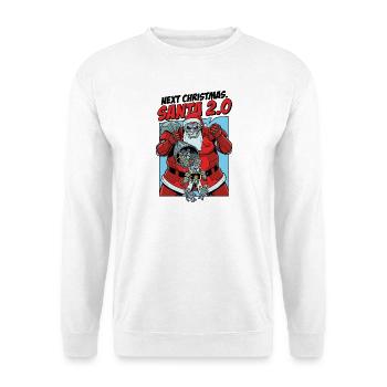 Santa 2.0 Cyborg - Unisex Sweatshirt - white - Front