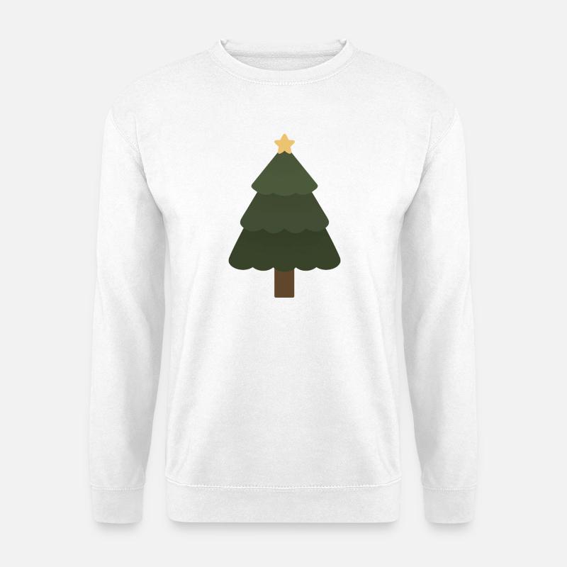 Weihnachtsbaum - Unisex Pullover - Weiß