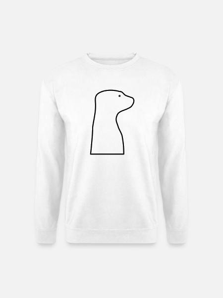 Suricate - Sweat-shirt Unisexe - blanc