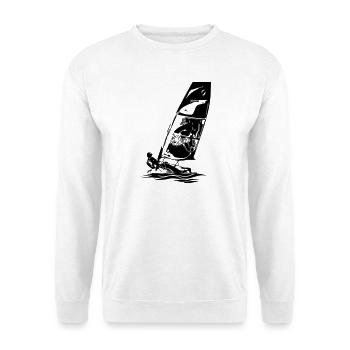 Open Skiff Sailing dinghy Sailboat Regatta sailing Kids - Unisex Sweatshirt - white - Front
