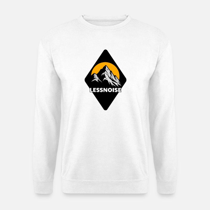 Less_Noise - Unisex Pullover - Weiß