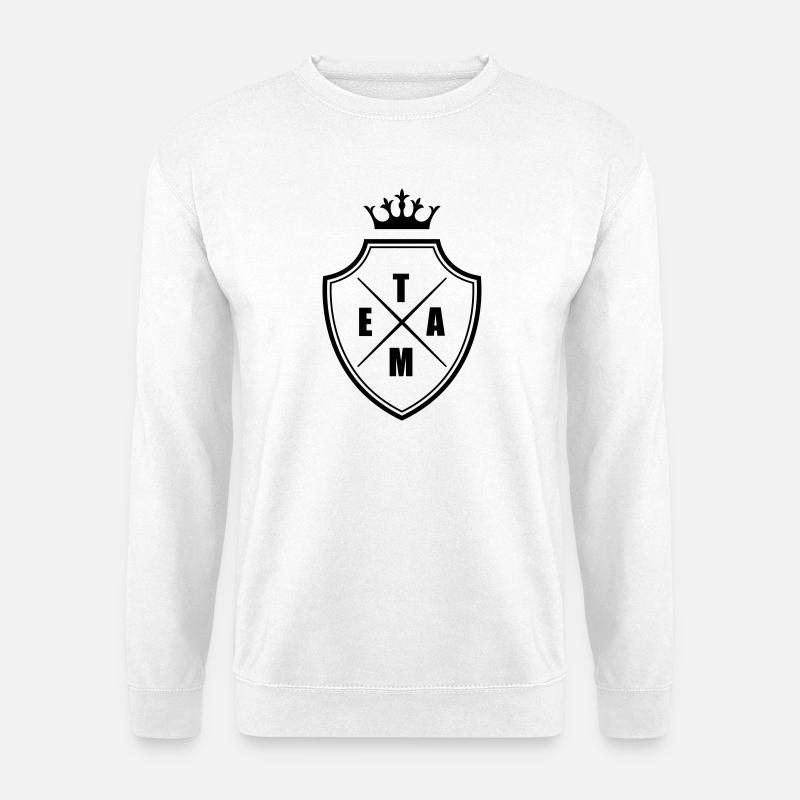Team Wappen Crest - Unisex Pullover - Weiß