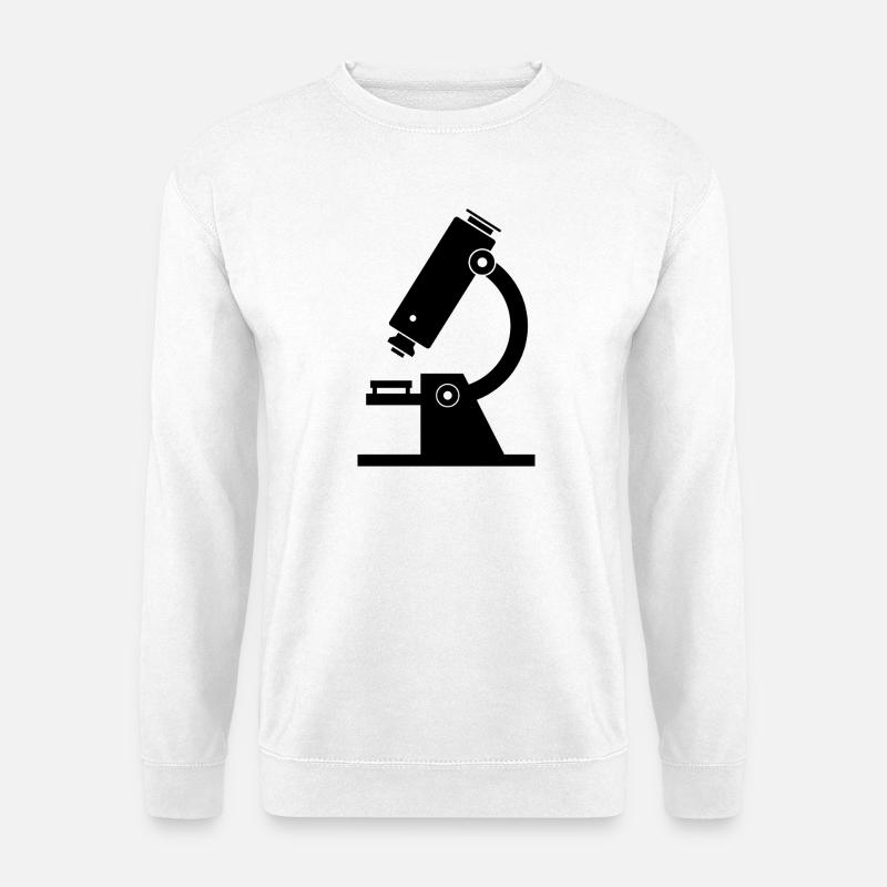 Microscope - Sweat-shirt Unisexe - blanc