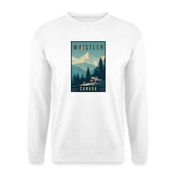 Explore Winter Wonderland Whistler in Canada - Unisex Sweatshirt - white - Front