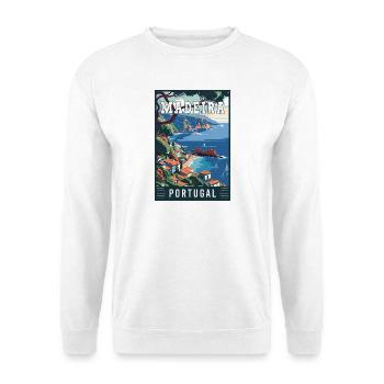 Explore Beauty of Madeira in Portugal - Unisex Sweatshirt - white - Front