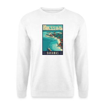 Experience Bahamas and Nassau - Tropical Paradise - Unisex Sweatshirt - white - Front