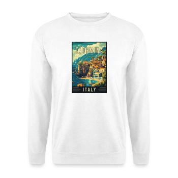 Explore Beauty of Taormina in Italy - Unisex Sweatshirt - white - Front