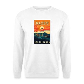 Erleben Sie lebendige Daegu in Südkorea - Unisex Pullover - Weiß - Vorne