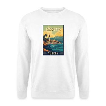 Explore Beauty of Izmir in Turkey - Unisex Sweatshirt - white - Front