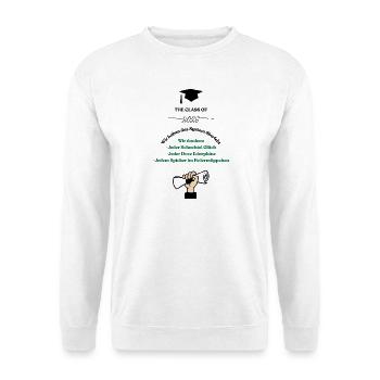 Schulabschluss Design 2026 - Unisex Pullover - Weiß - Vorne