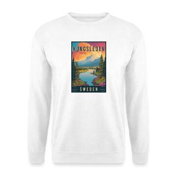 Experience Hiking Trails of Kungsleden in Sweden - Unisex Sweatshirt - white - Front