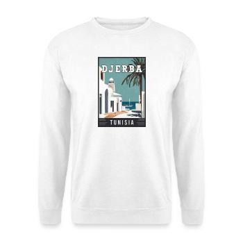 Explore Mediterranean Djerba in Tunisia - Unisex Sweatshirt - white - Front