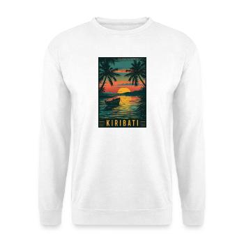 Experience Tropical Island Paradise of Kiribati - Unisex Sweatshirt - white - Front