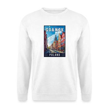Explore Stunning Gdansk City in Poland - Unisex Sweatshirt - white - Front