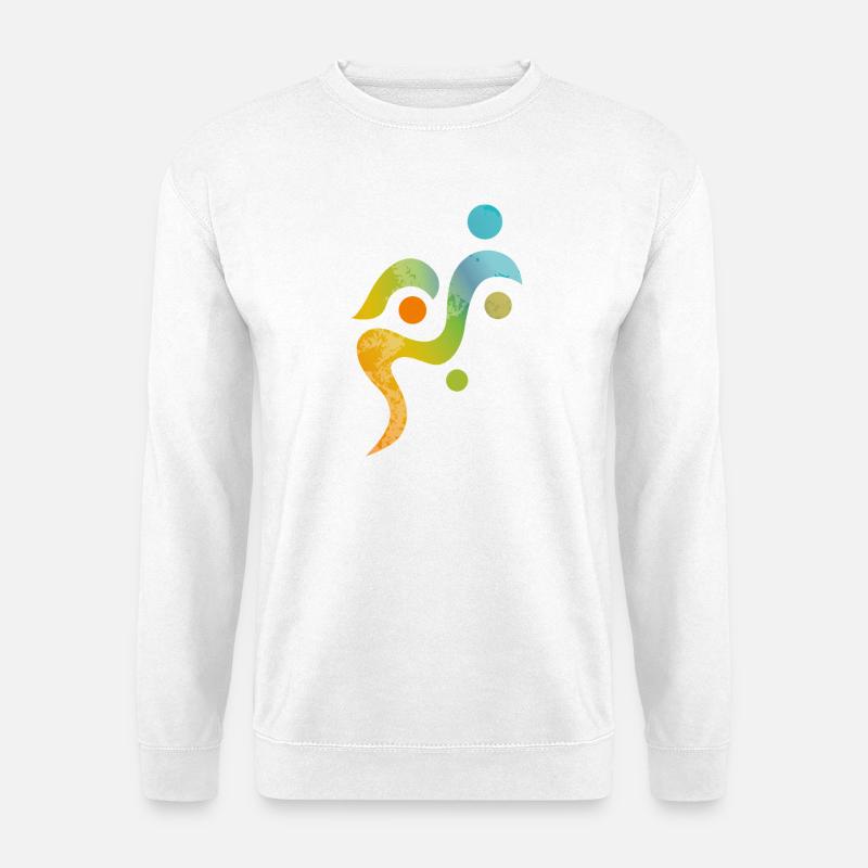 yoga-design_27 - Unisex Pullover - Weiß