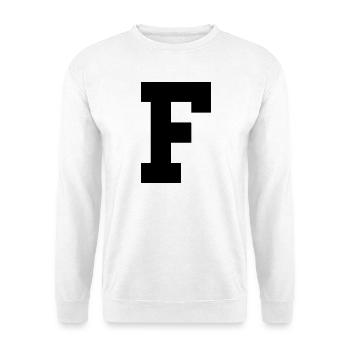 F - Unisex Sweatshirt - white - Front