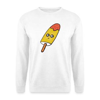 Kawaii  Eis Eiskrem Kinder lustig - Unisex Sweatshirt - white - Front