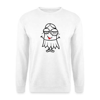 Croquis féminin - Sweat-shirt Unisexe - blanc - Devant