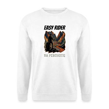 Foot rider - Unisex Sweatshirt - white - Front