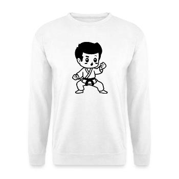 Kinder Karate - Unisex Pullover - Weiß - Vorne